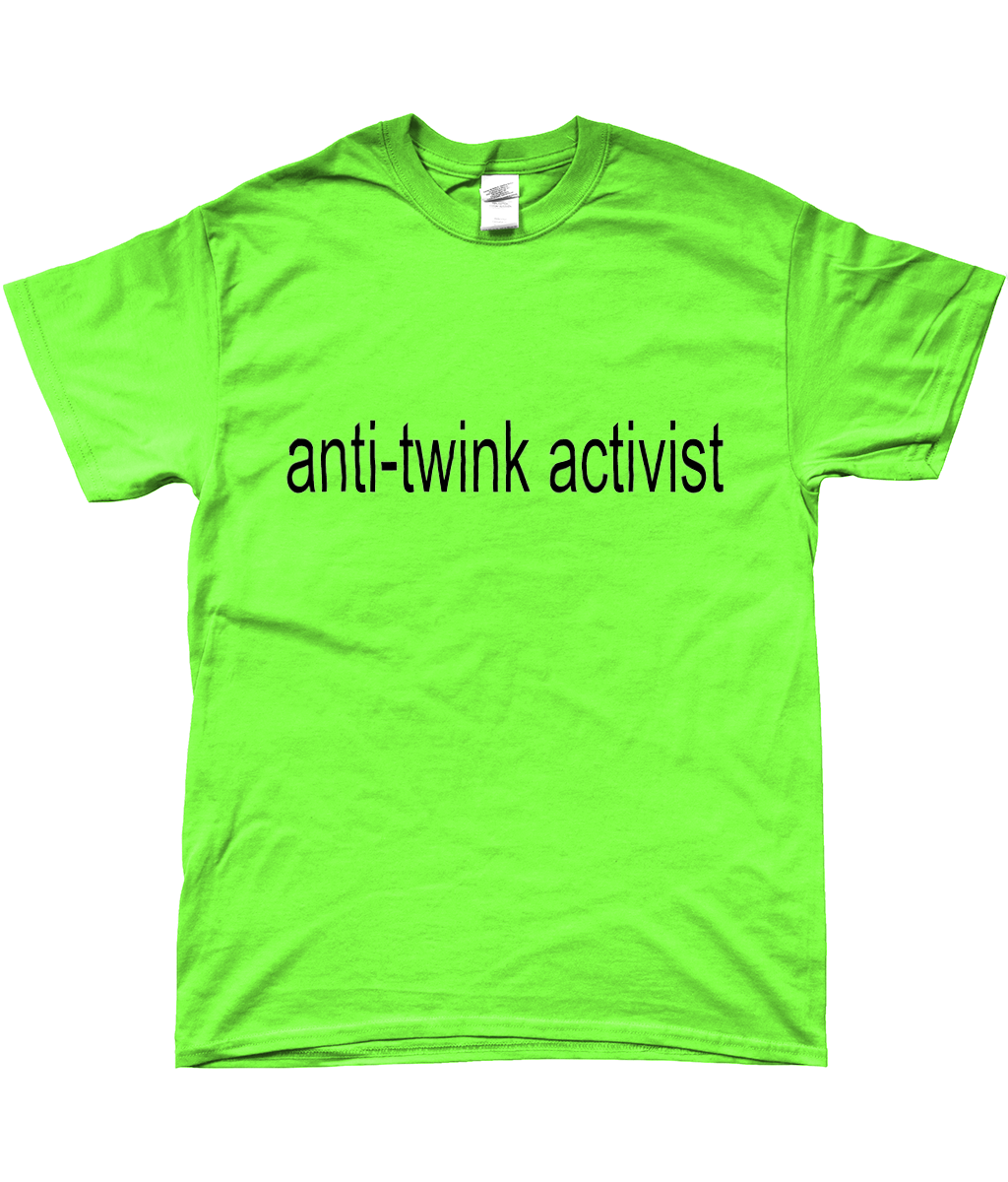 Ezra Skag Anti-Twink Activist T-shirt (Brat Style)