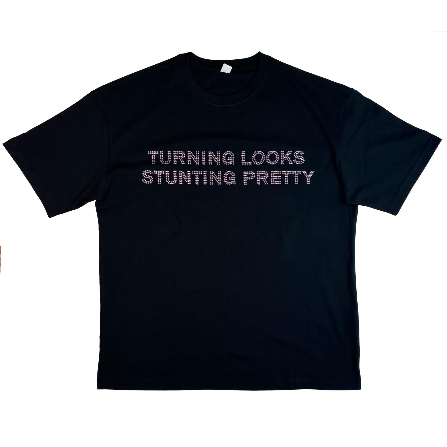 Aquaria Turning Looking Stunting Pretty Diamanté T-shirt