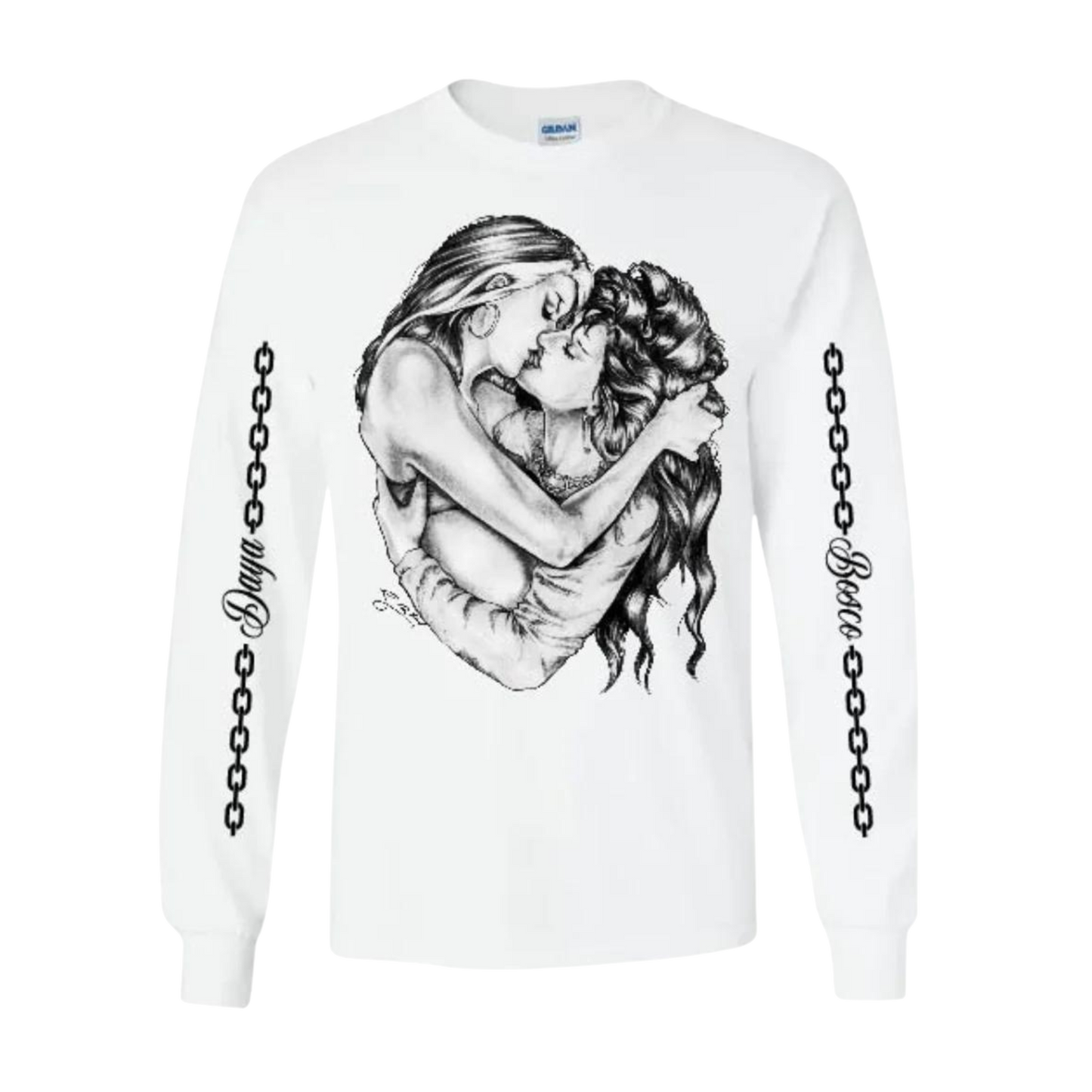 Bosco x Daya Betty Kiss Longsleeve T-shirt