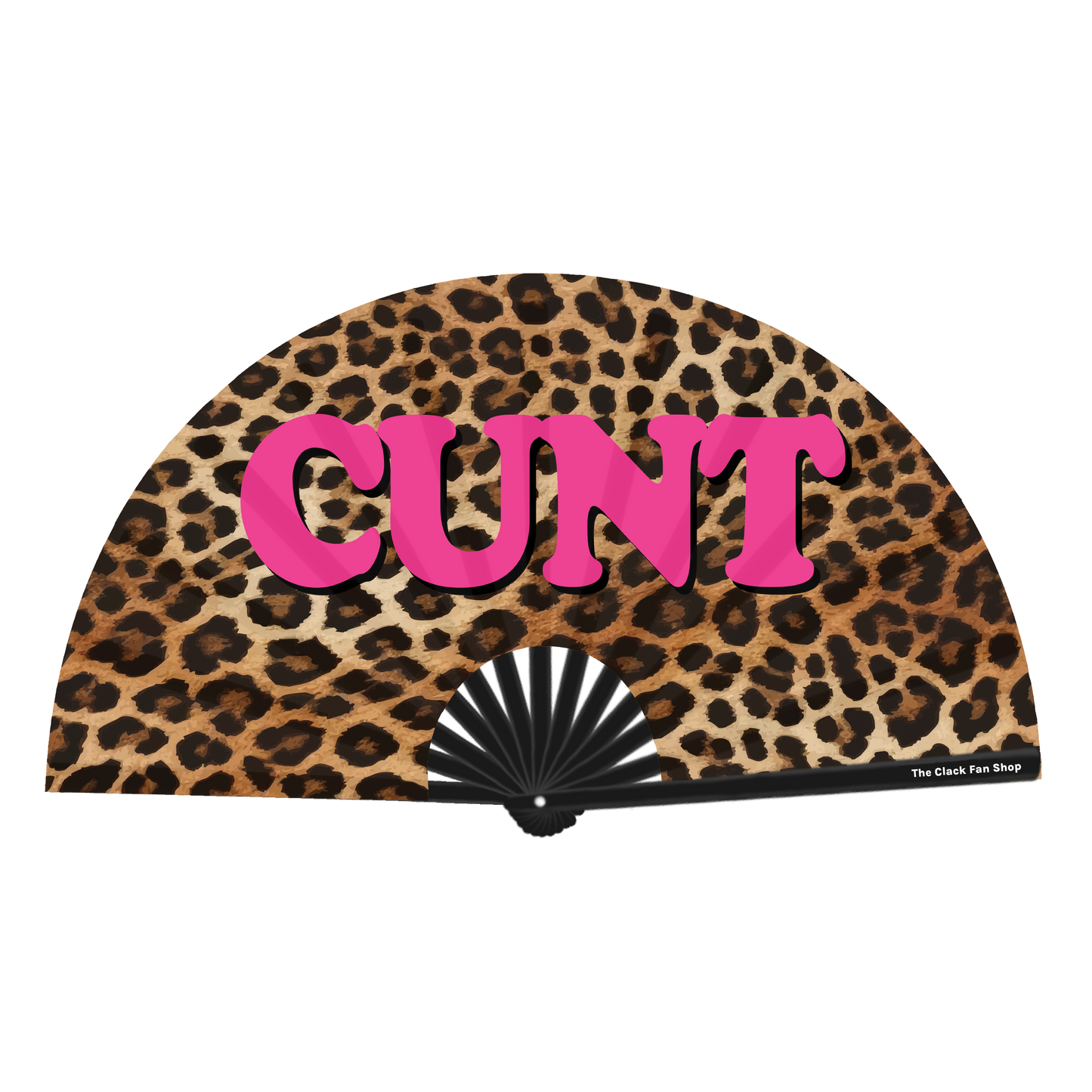 Cunt Leopard Print Fan