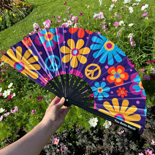 Flower Pattern Fan