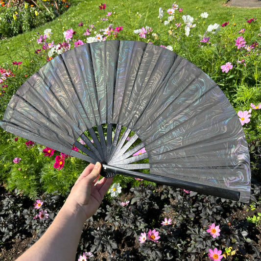 Reflective Swirls Fan