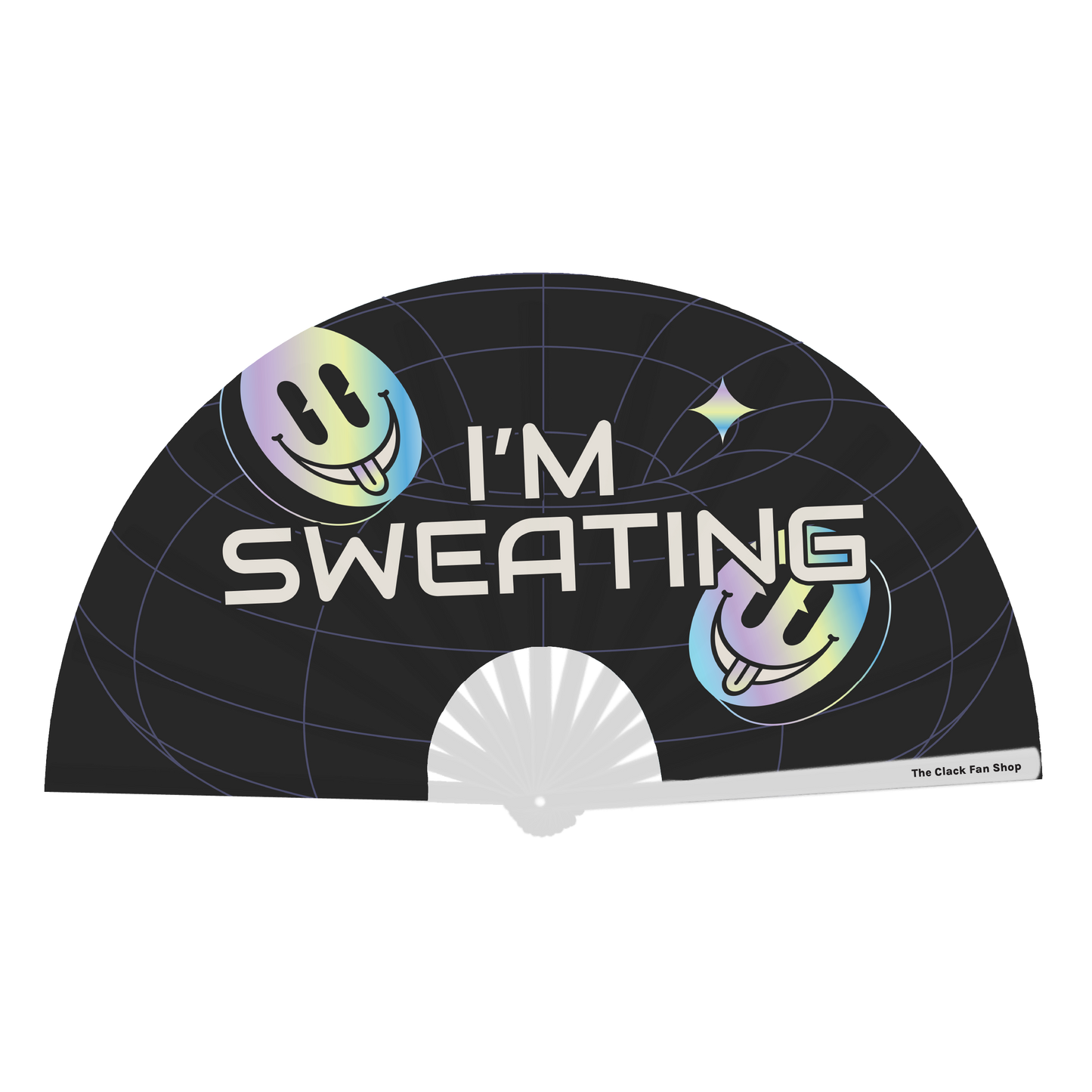 I'm Sweating Fan (White Handle)