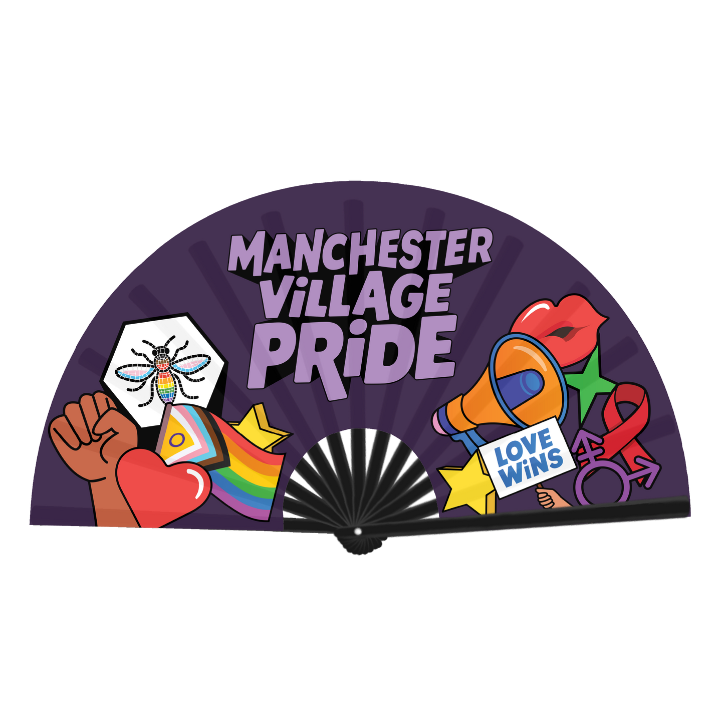 Manchester Village Pride Fan