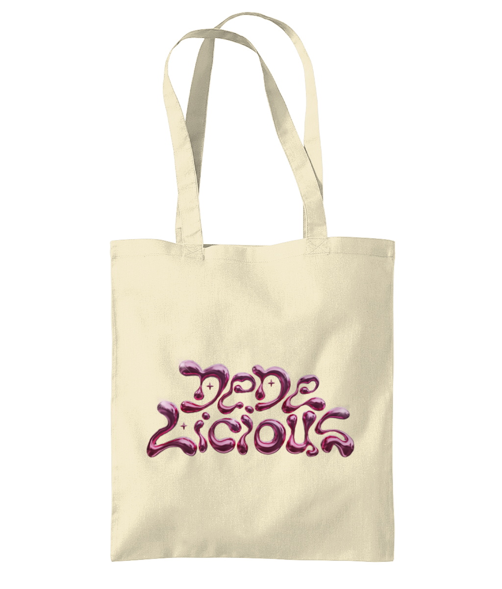 DeDe Licious Logo Tote Bag