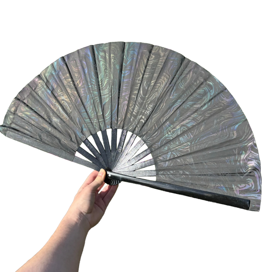 Reflective Swirls Fan