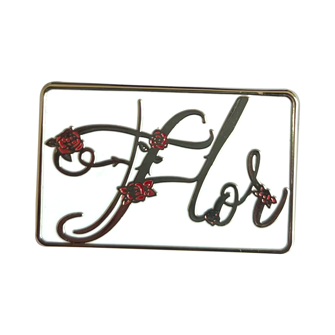 Flor Name Enamel Pin