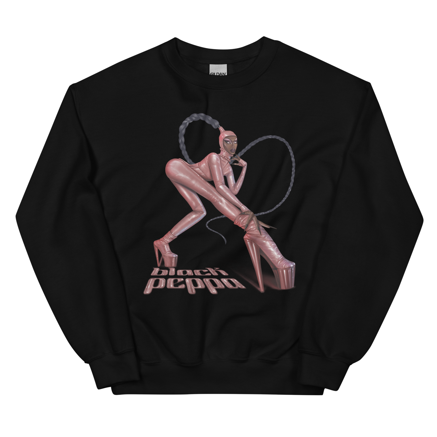 Black Peppa Entrance Look Sweatshirt