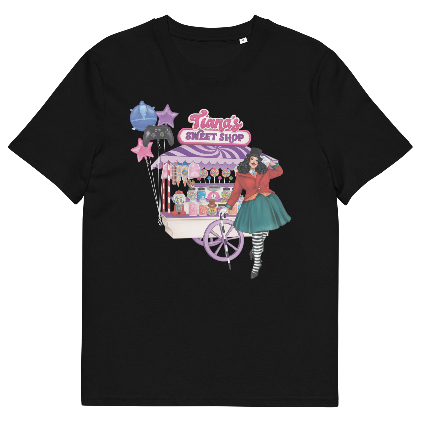 Tiana Biscuit Willy Wonka T-shirt