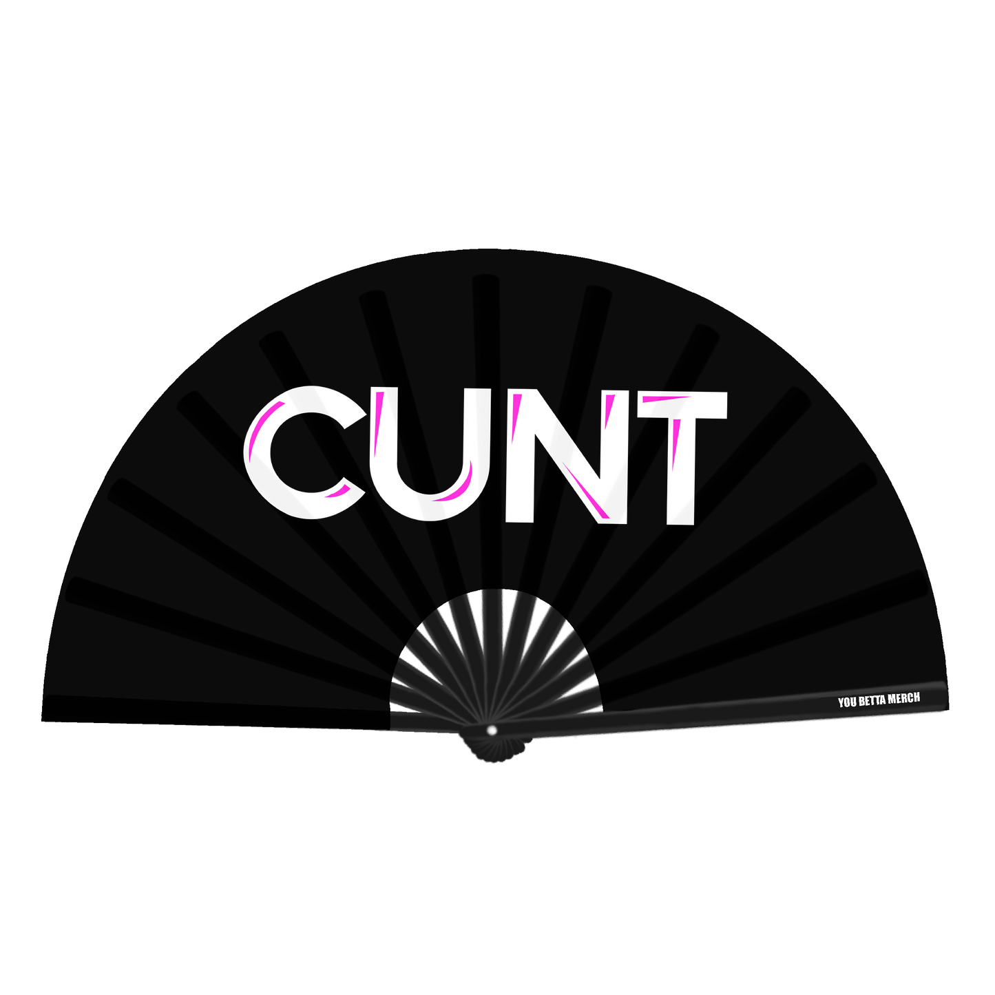 Pink Accents Cunt Fan