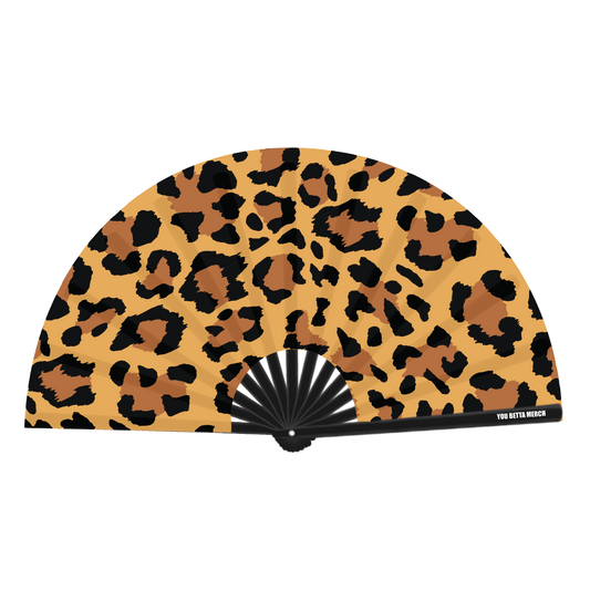 Leopard Print Fan