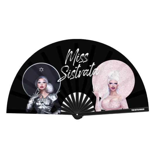 Miss Sistrata Black Fan