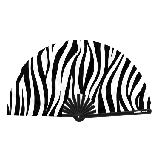 Zebra Print Fan