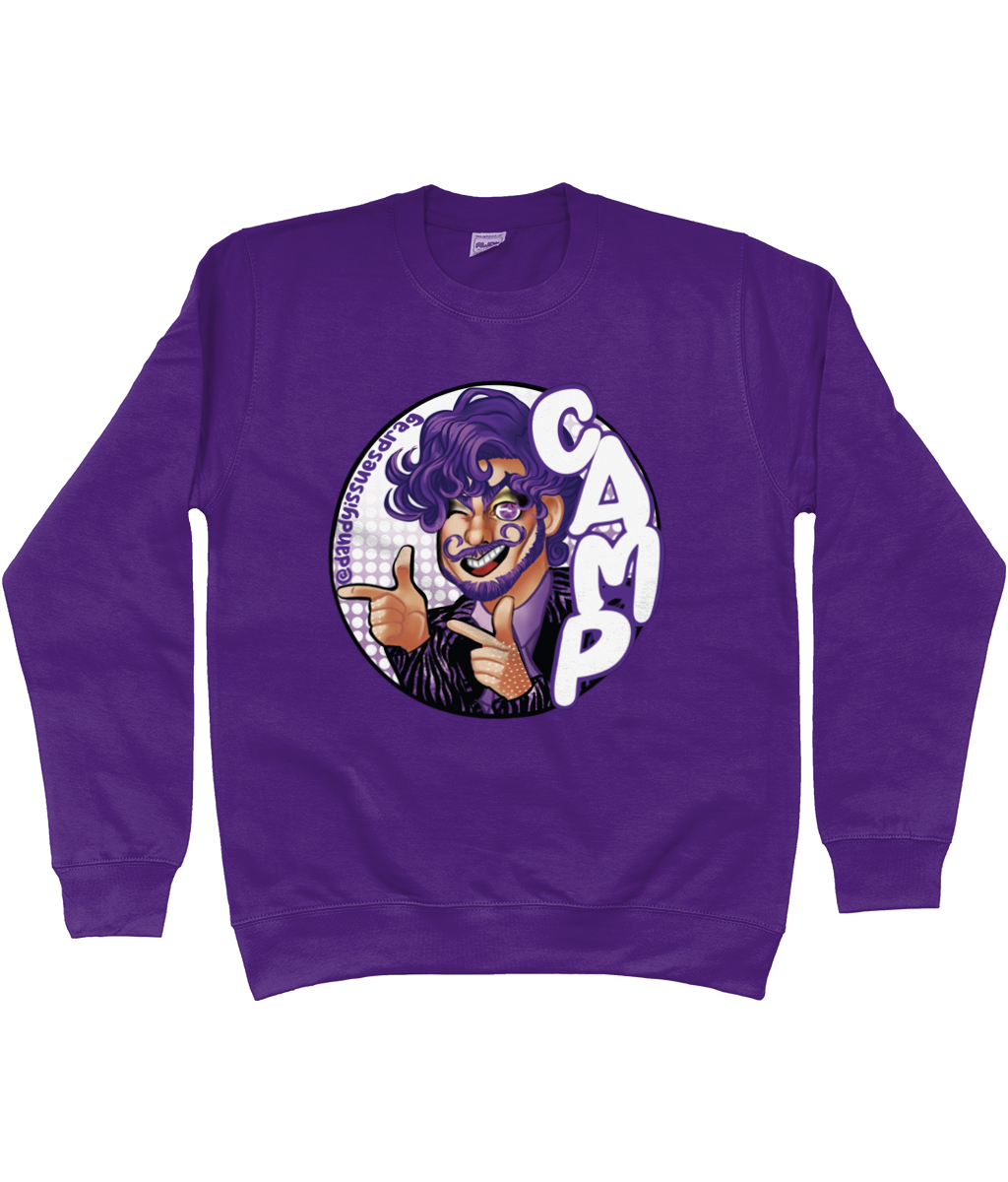 Dandy Issues Purple Camp Sweatshirt