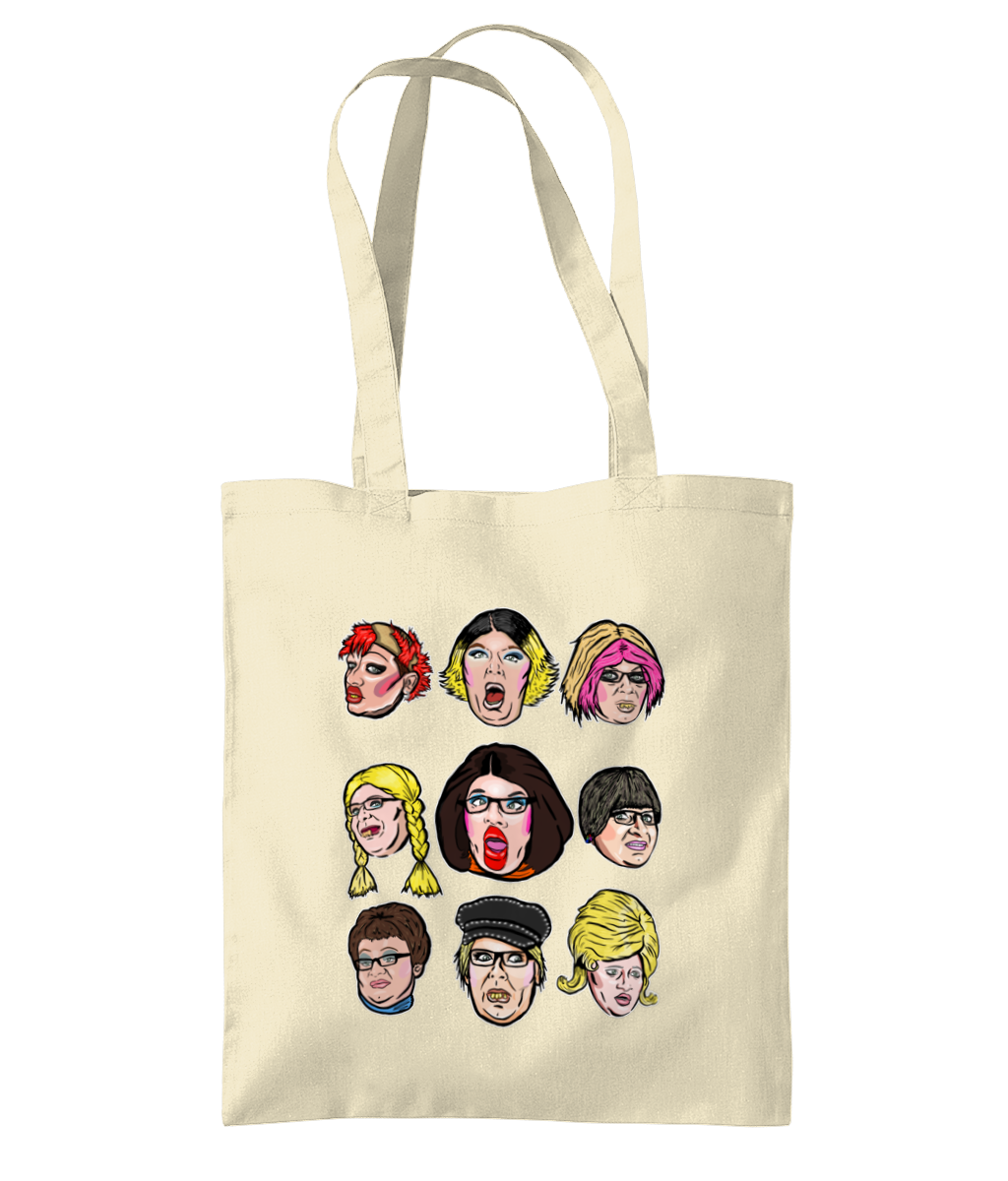 Bailey J Mills Faces Tote Bag