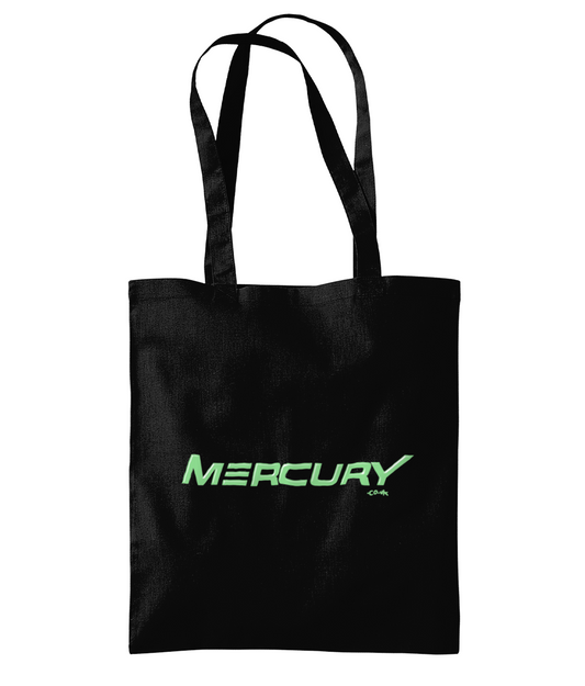 Mercury Logo Tote Bag Black