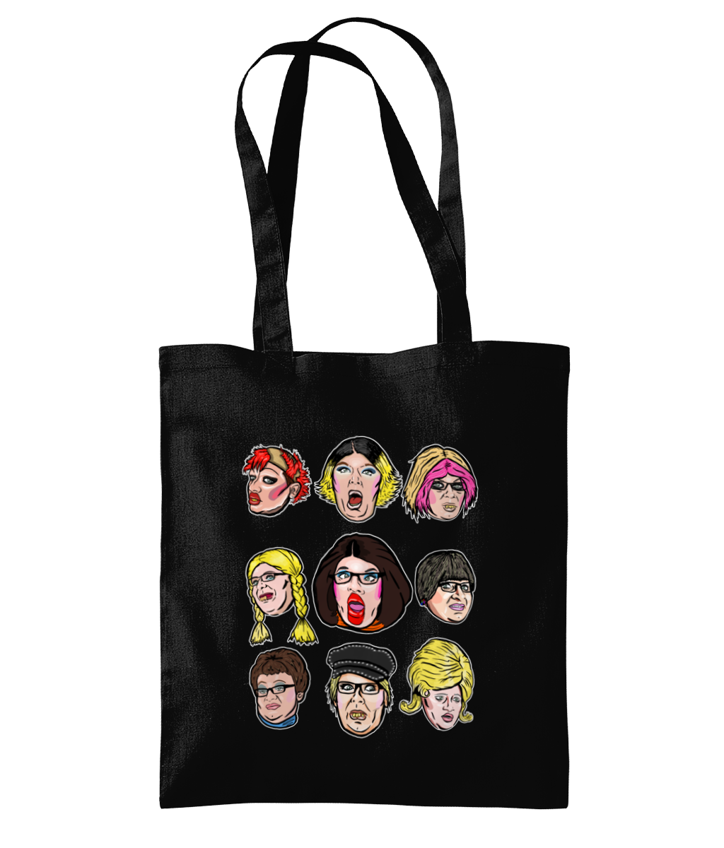 Bailey J Mills Faces Tote Bag