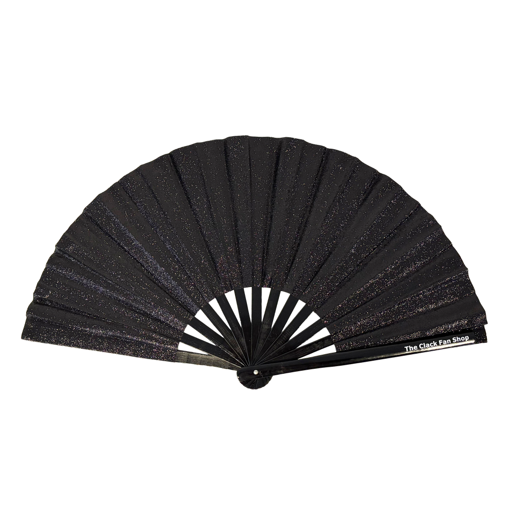 Black Glitter Fan