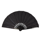 Black Glitter Fan