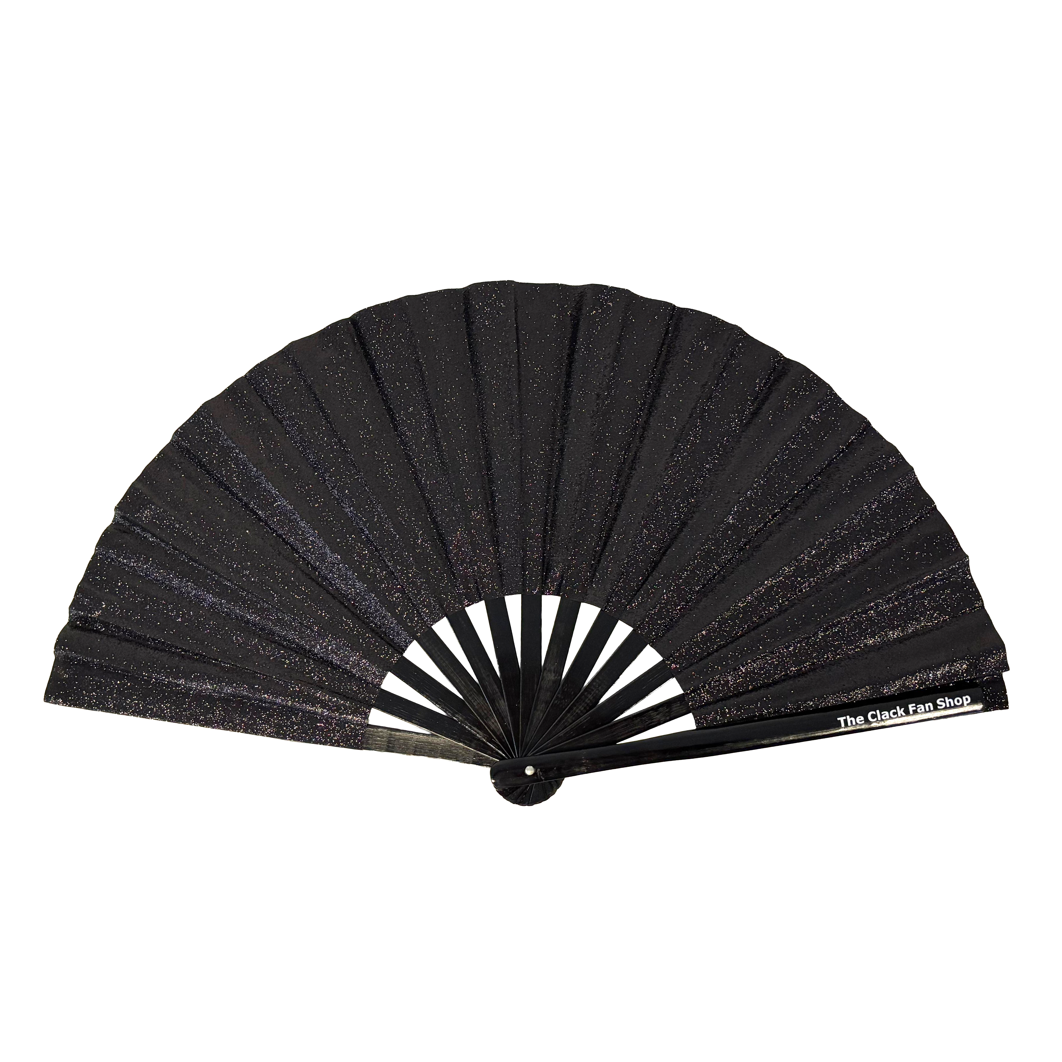Black Glitter Fan