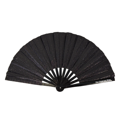 Black Glitter Fan