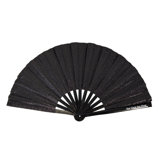 Black Glitter Fan