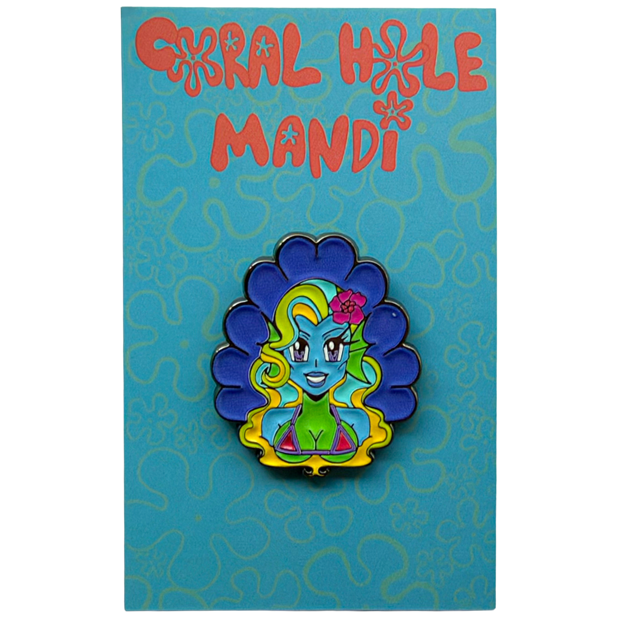 Coral-hole Mandi Pin Badge