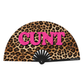 Cunt Leopard Print Fan