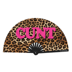Cunt Leopard Print Fan