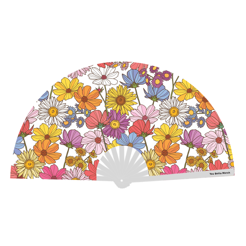 Flower Pattern Fan