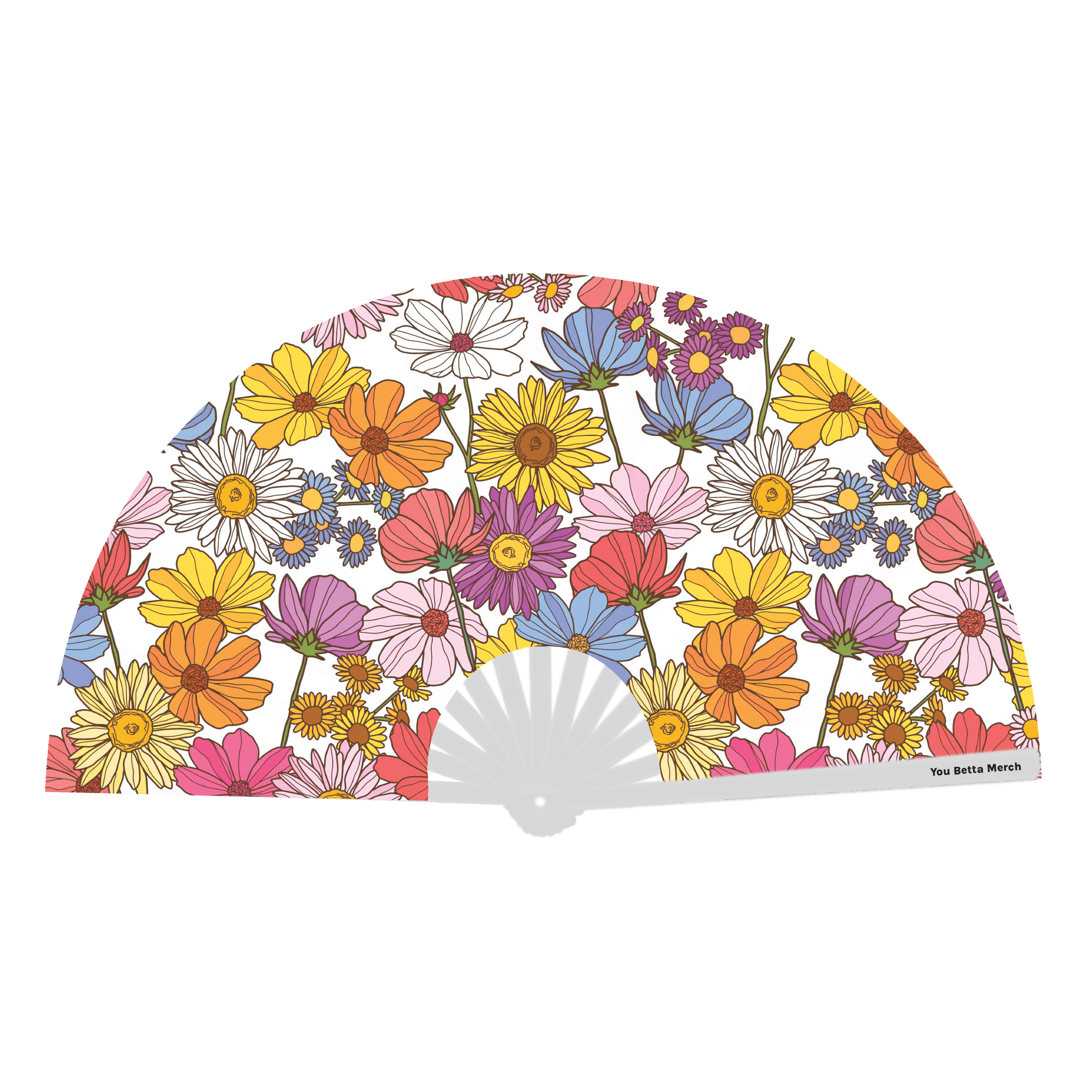 Flower Pattern Fan