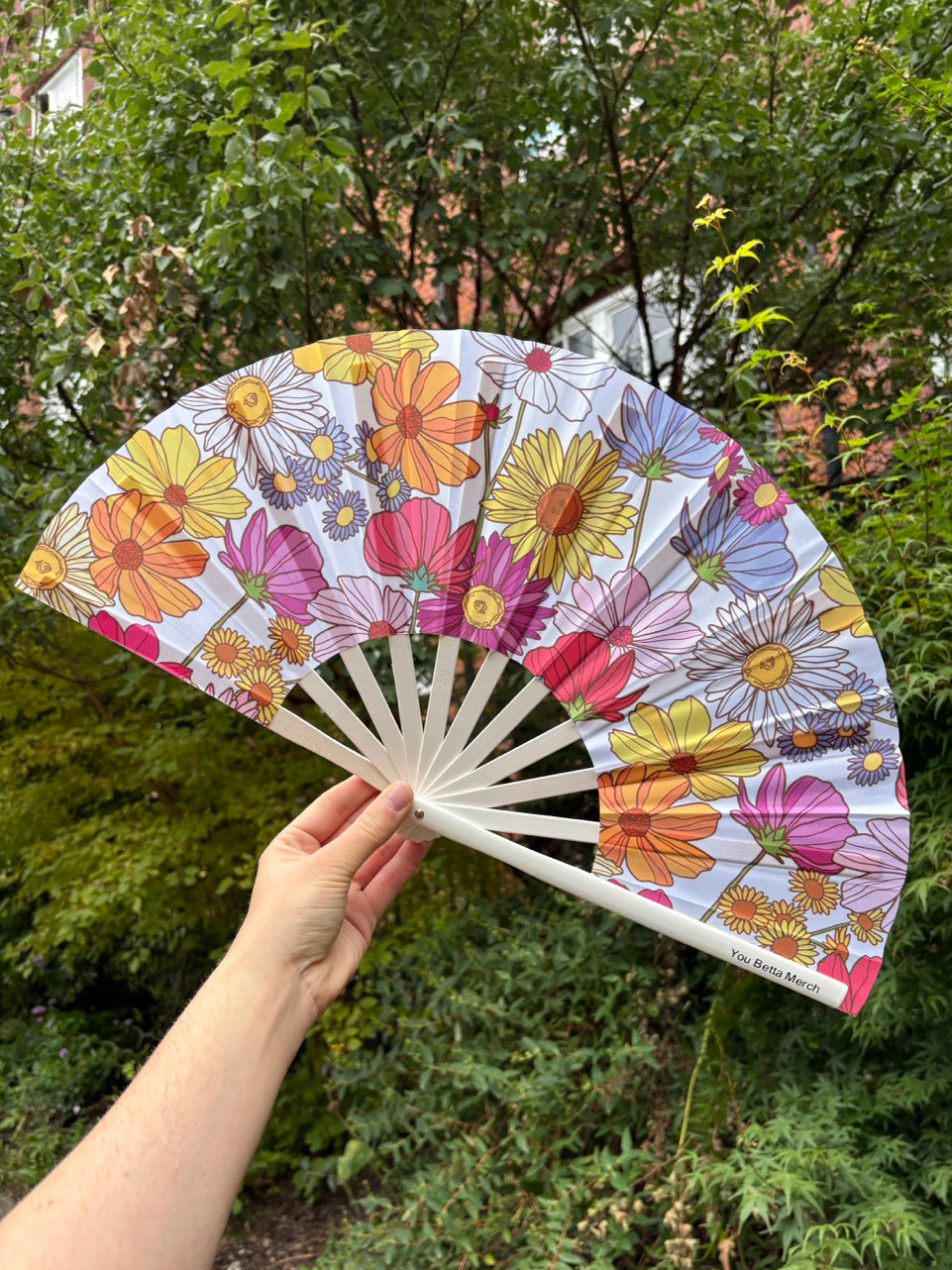 Flower Pattern Fan