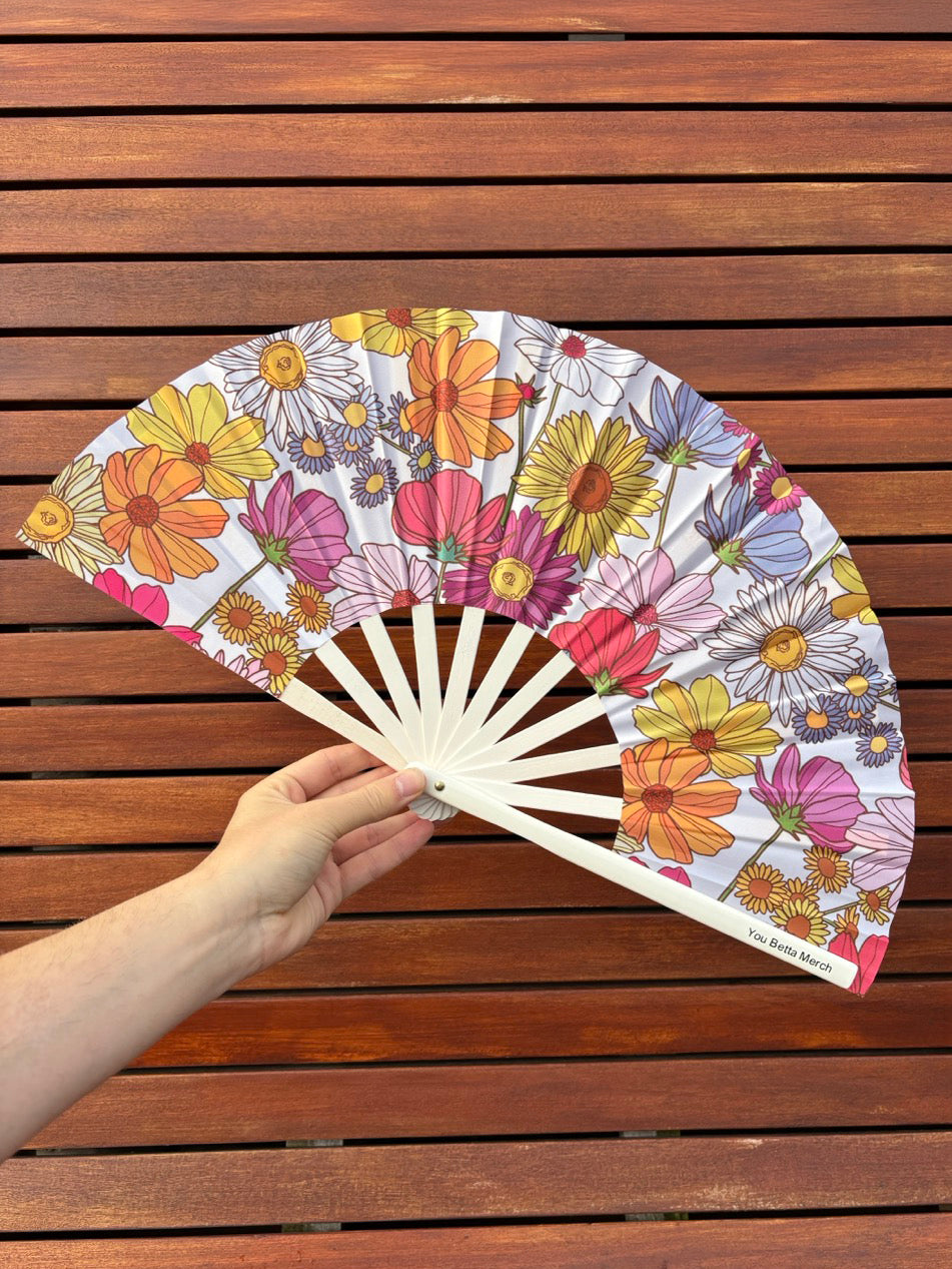 Flower Pattern Fan
