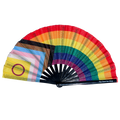 Glitter Pride Flag Fan