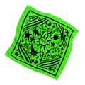 Mocha Illustrated Bandana