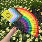 Progressive Pride Flag Fan