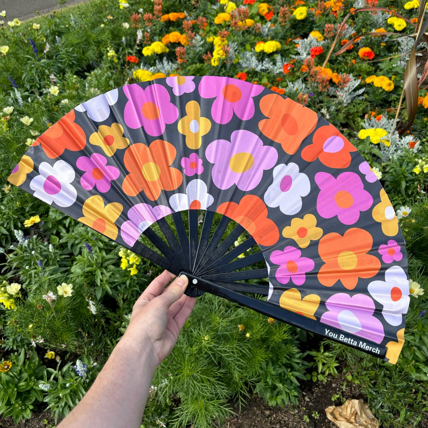Flower Pattern Fan