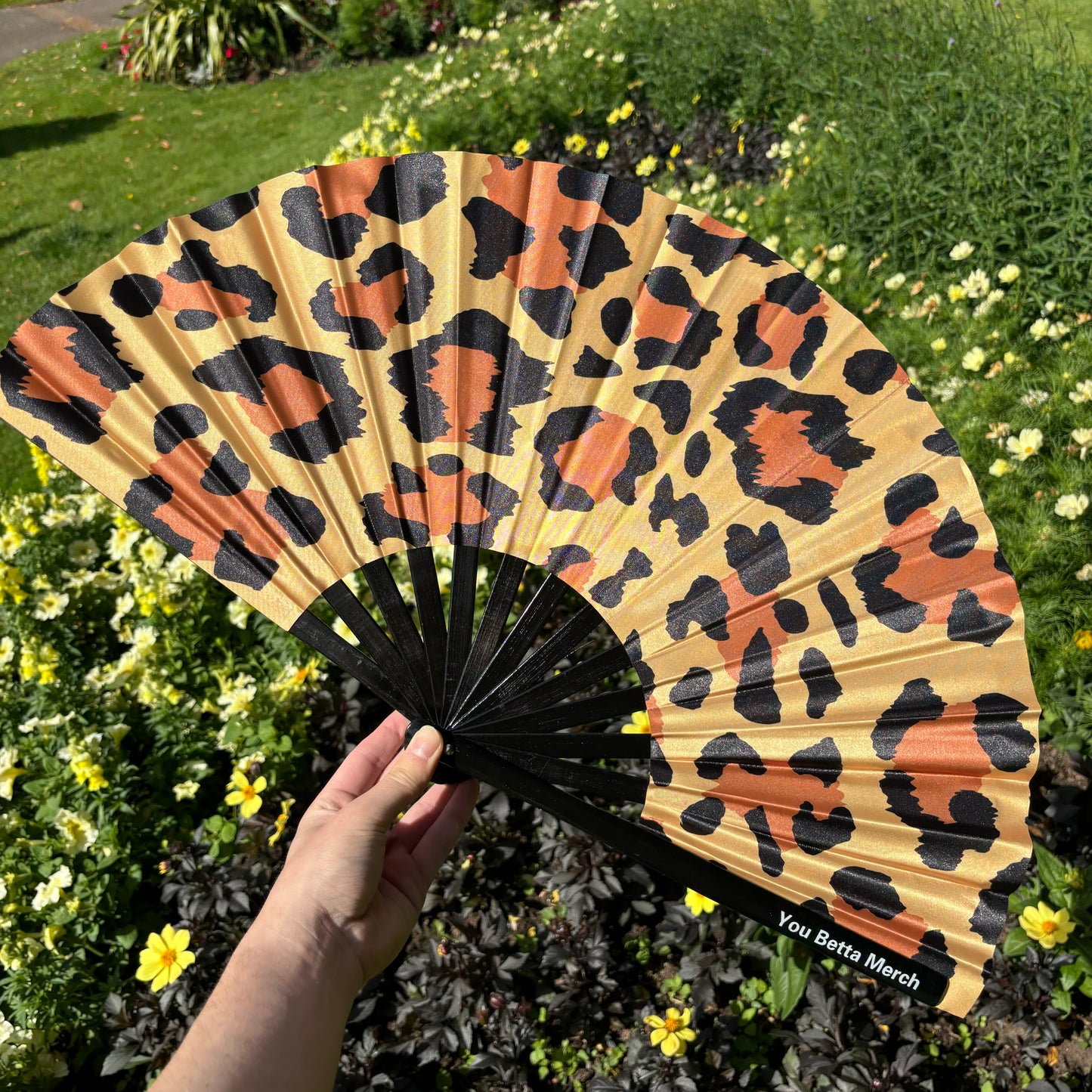 Leopard Print Fan
