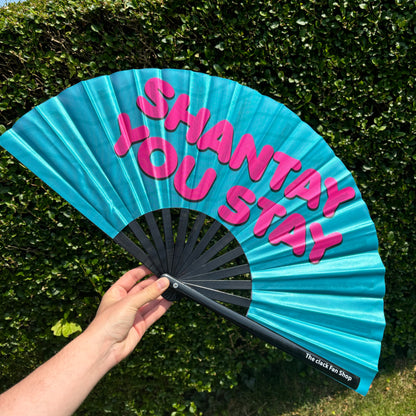 Shantay You Stay / Sashay Away Fan (Double Sided)