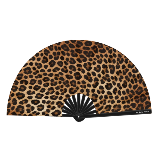 Leopard Print Fan