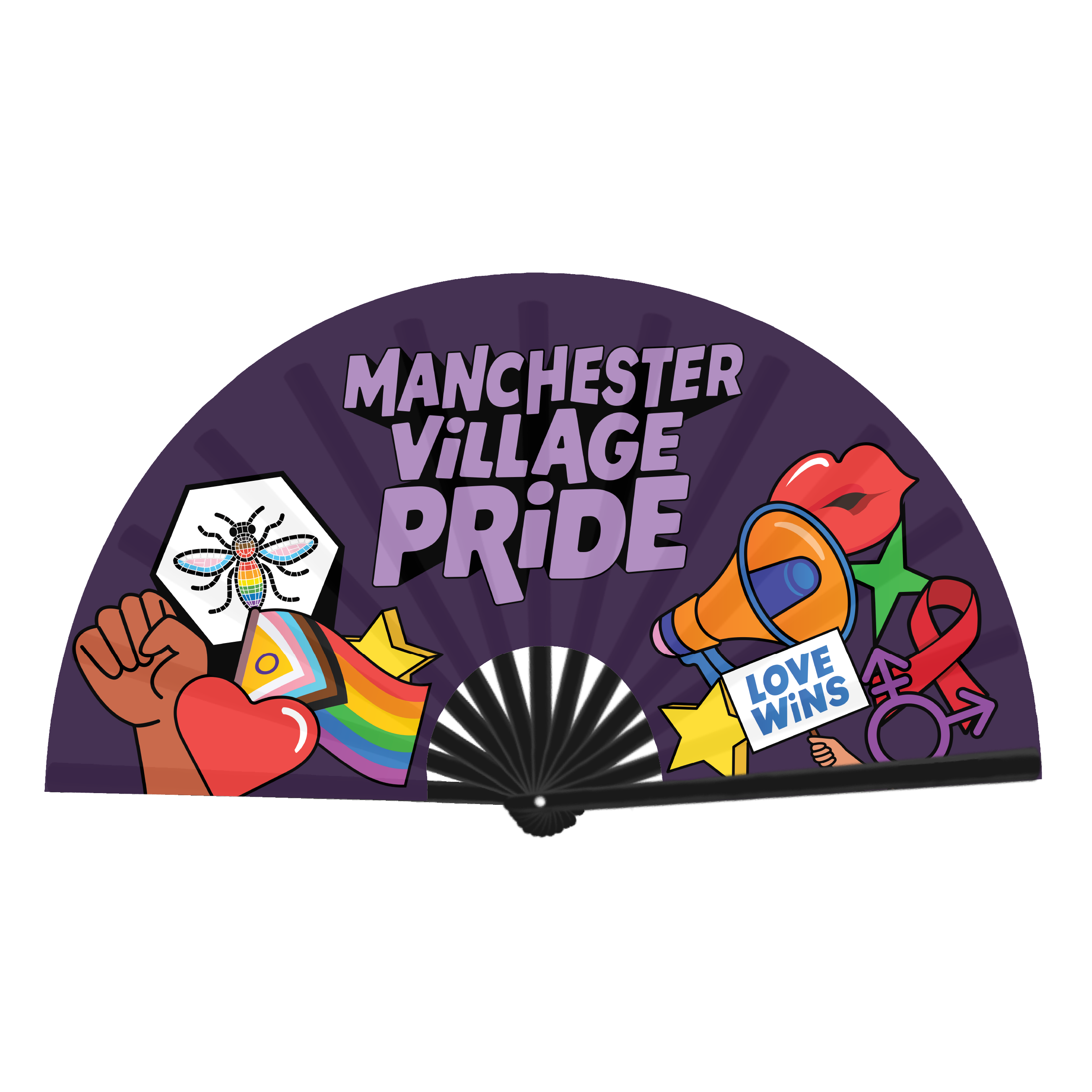Manchester Village Pride Fan