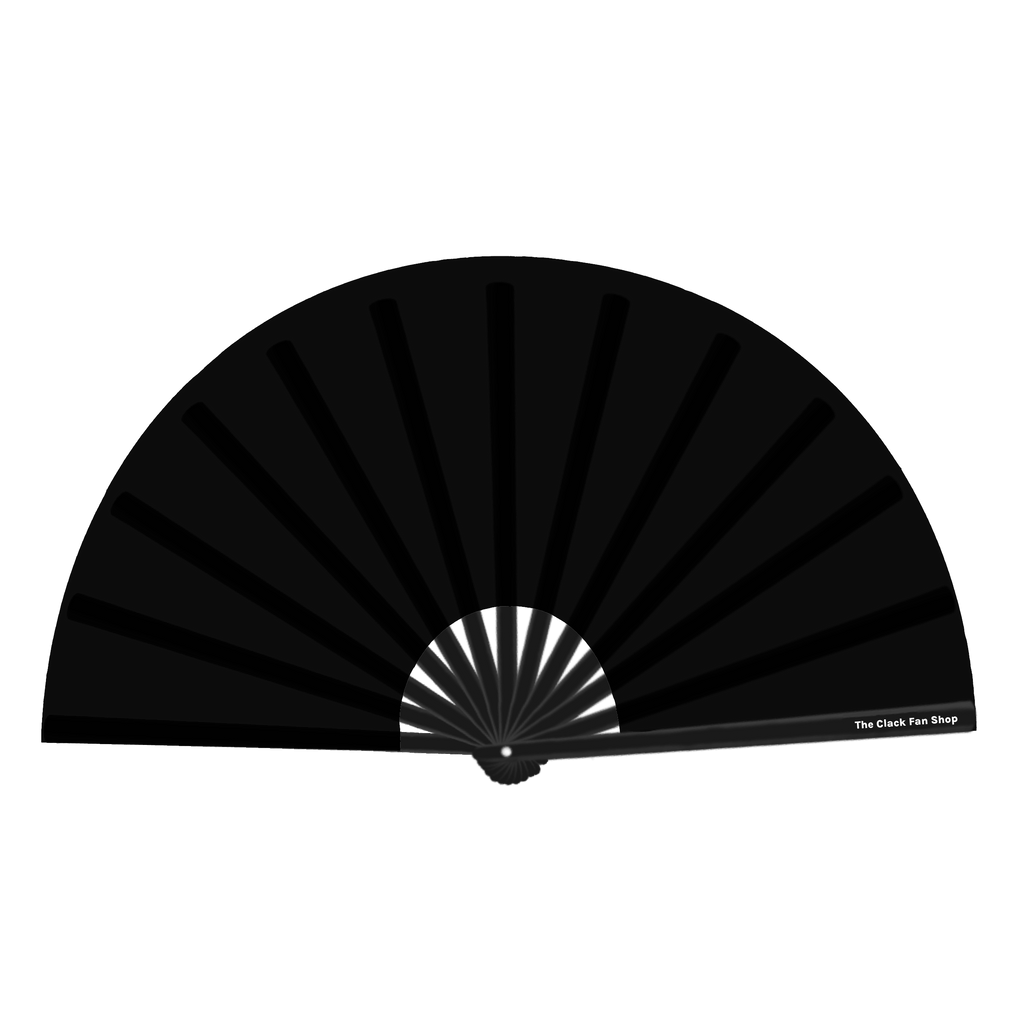 Plain Black Fan