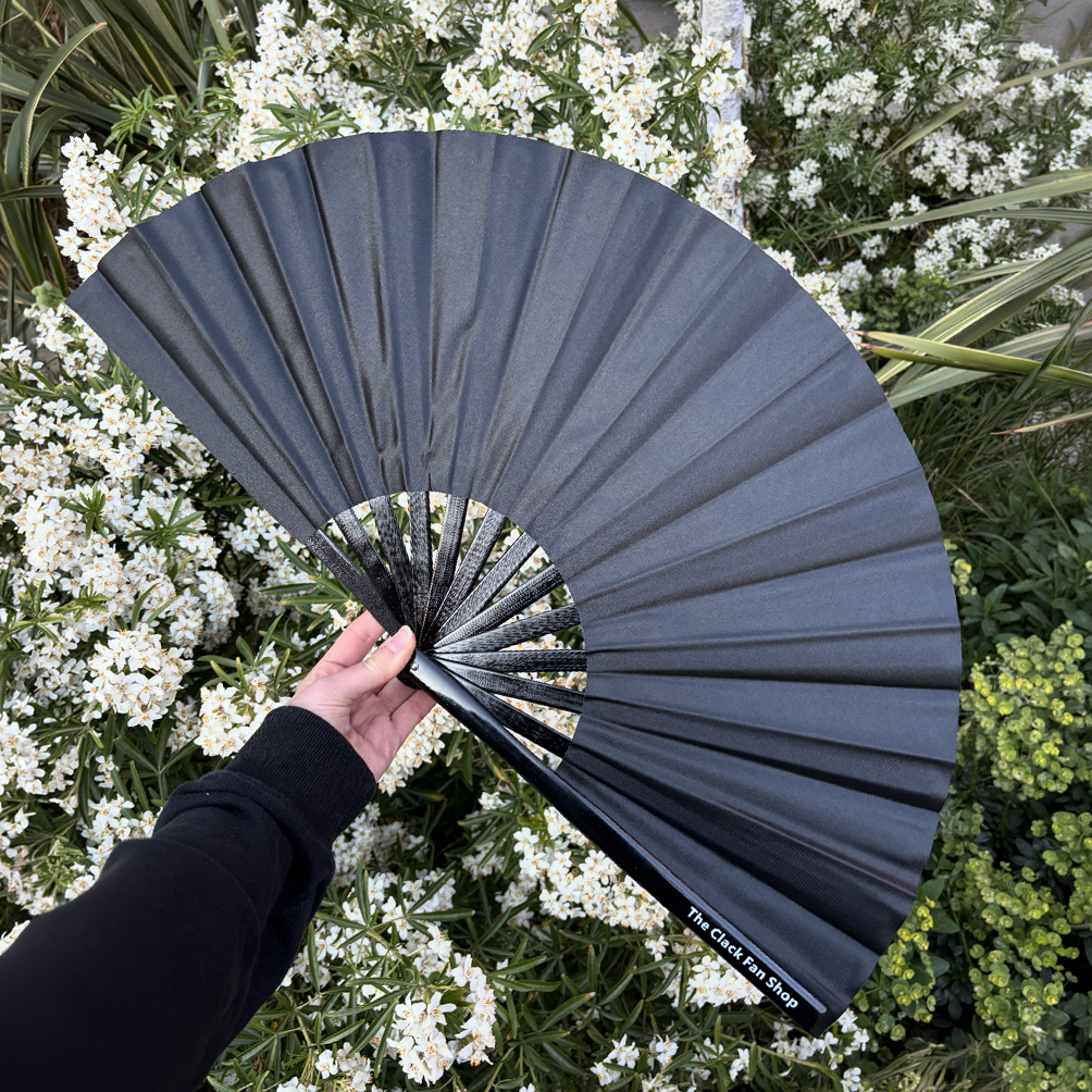 Plain Black Fan