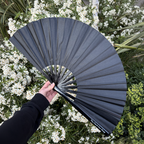 Plain Black Fan