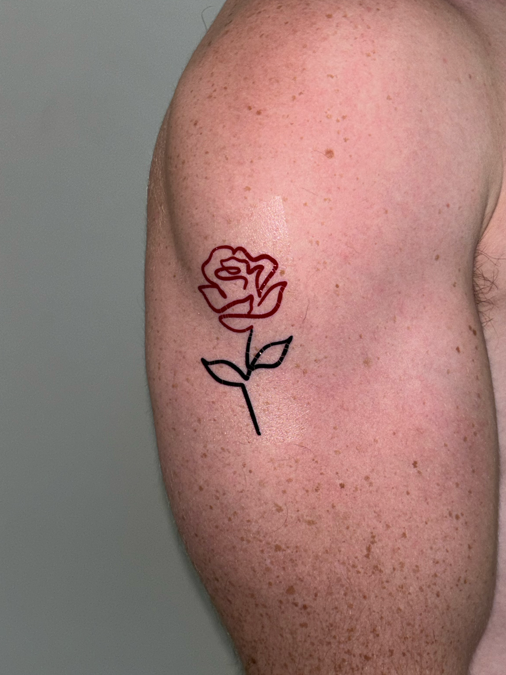 Naya Thorn Rose Temporary Tattoo