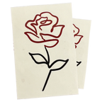 Naya Thorn Rose Temporary Tattoo