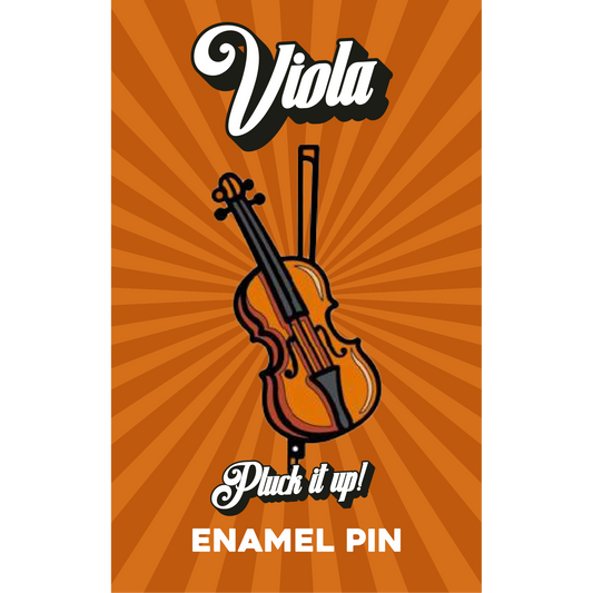 Viola Pluck It Up Pin Badge (Pre-Order)