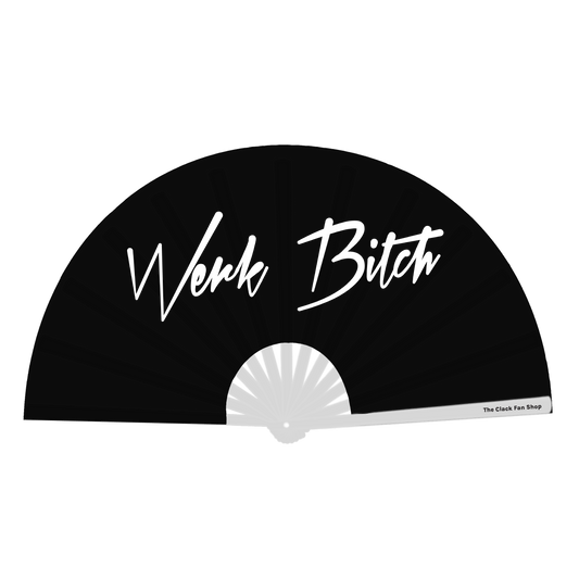 Werk Bitch Fan (White Handle)