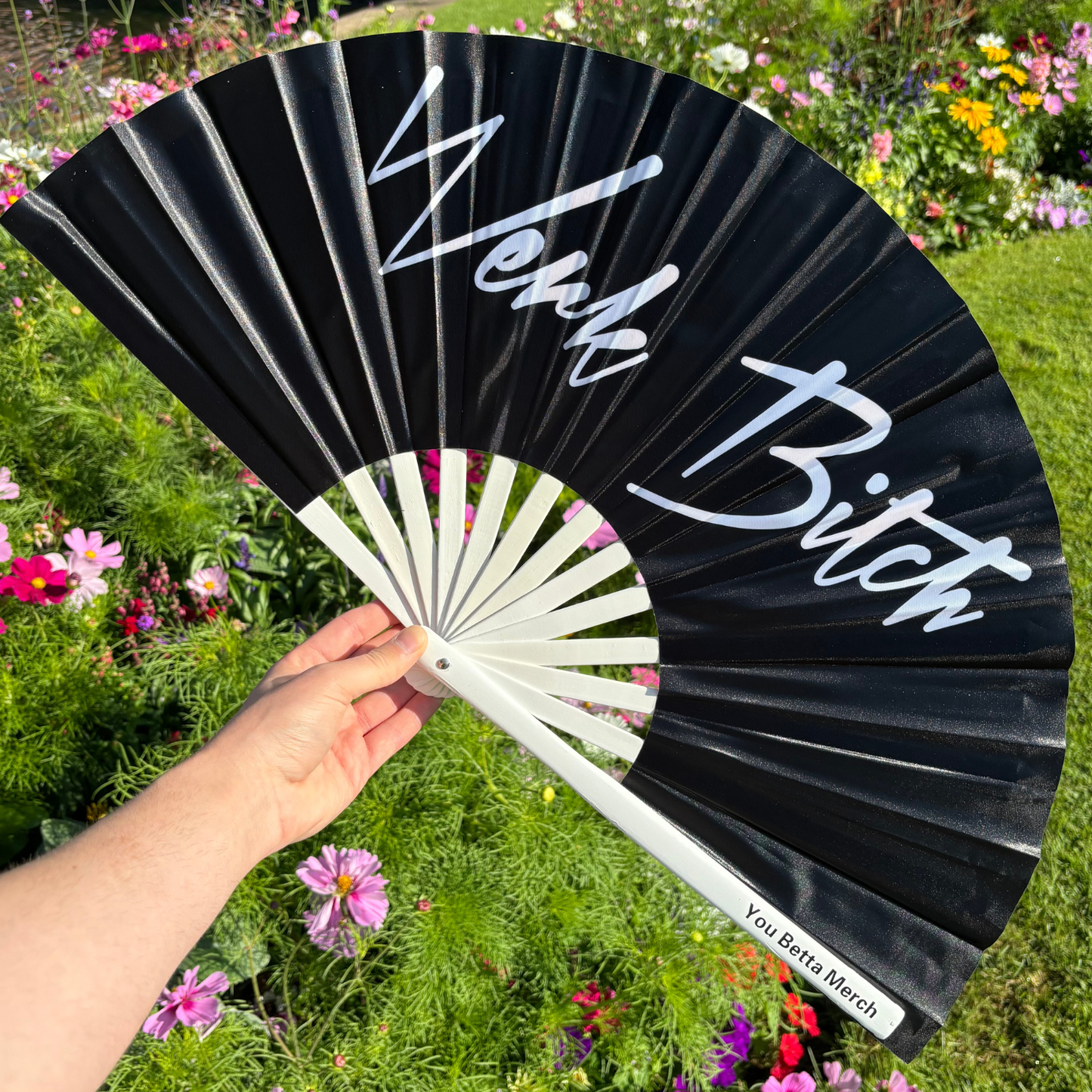 Werk Bitch Fan (White Handle)
