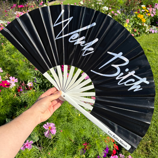 Werk Bitch Fan (White Handle)